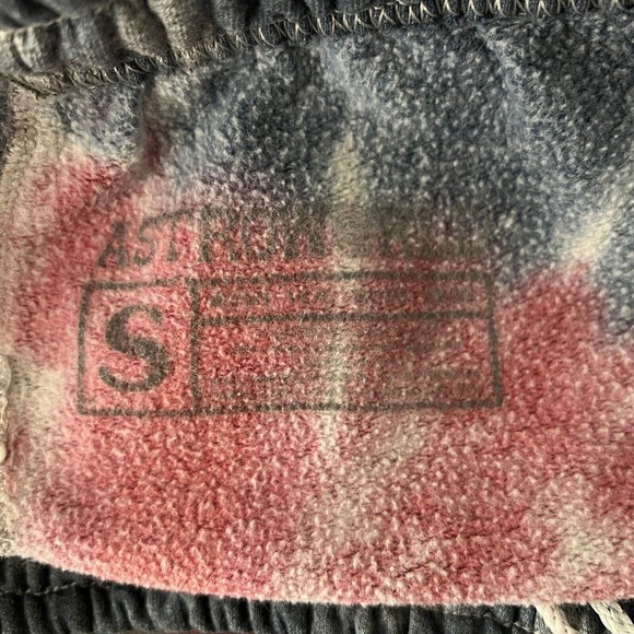 Astroworld Sweatpants Men Small Gray Blue Tie Dye Jogger Wish You Were Here Tour - Picture 6 of 7